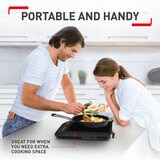 Image describing Tefal Induction hob's portability and handiness