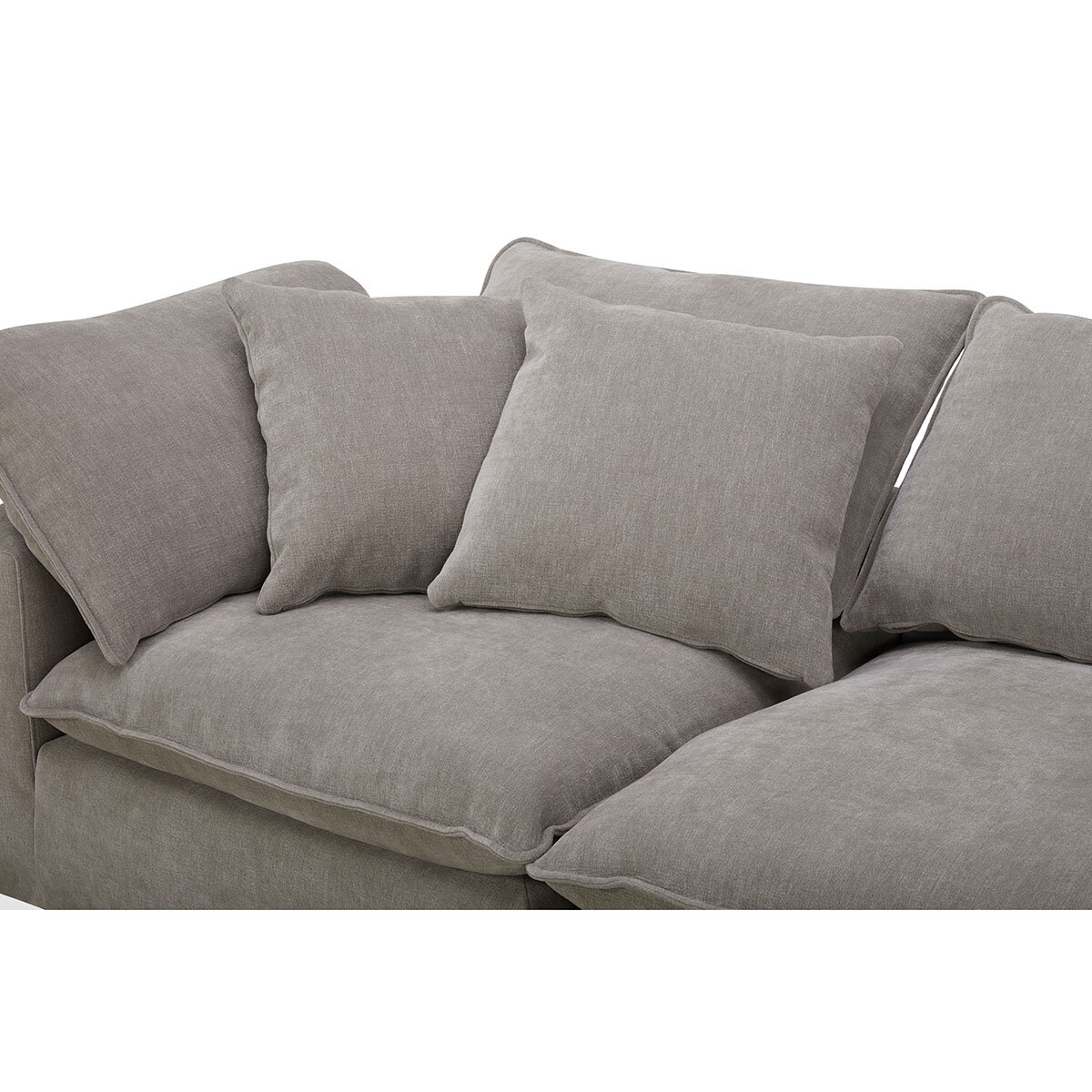 Aiden & Ivy Serene Modular Sofa in Beige