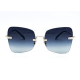 Miu Miu Women's Gold Sunglasses With Grey Lenses, SMU50W ZVN-5D1