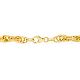 14ct Yellow Gold Mult-Link Twist Bracelet