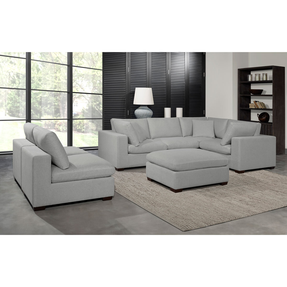 Costco white deals sofa