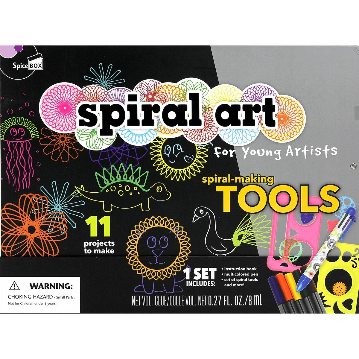 Young Artist Spiral Art