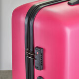 Rock Byron 3 Piece Hardside Luggage Set in Pink