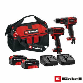 Einhell Professional Brushless Combi Drill & Impact Driver Including 2 x 4.0Ah Batteries And Storage Bag Einhell Professional Brushless Combi Drill & Impact Driver Including 2 x 4.0Ah Batteries And Storage Bag