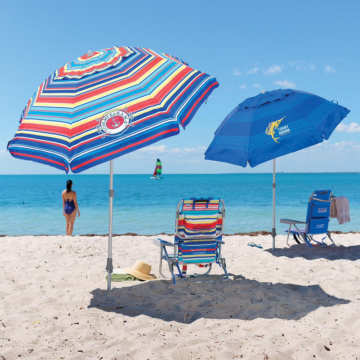 Tommy Bahama Beach Umbrella in 2 Colours | Costco UK
