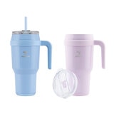 Reduce Cold 1 2 Pack Mug in Pink and Blue