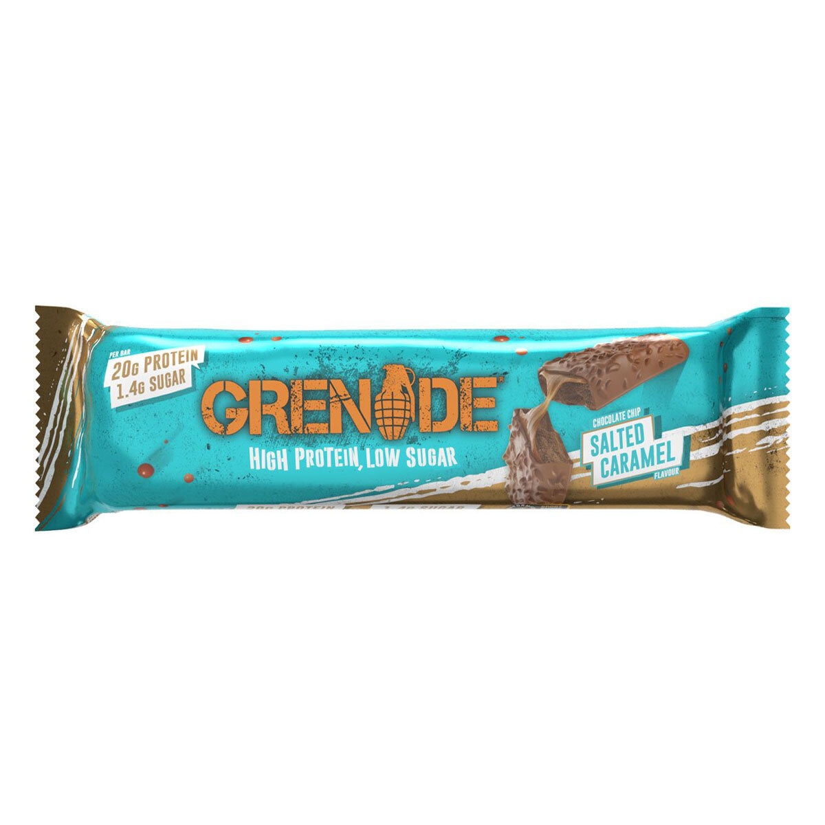 Grenade Salted Caramel Bar, 60g