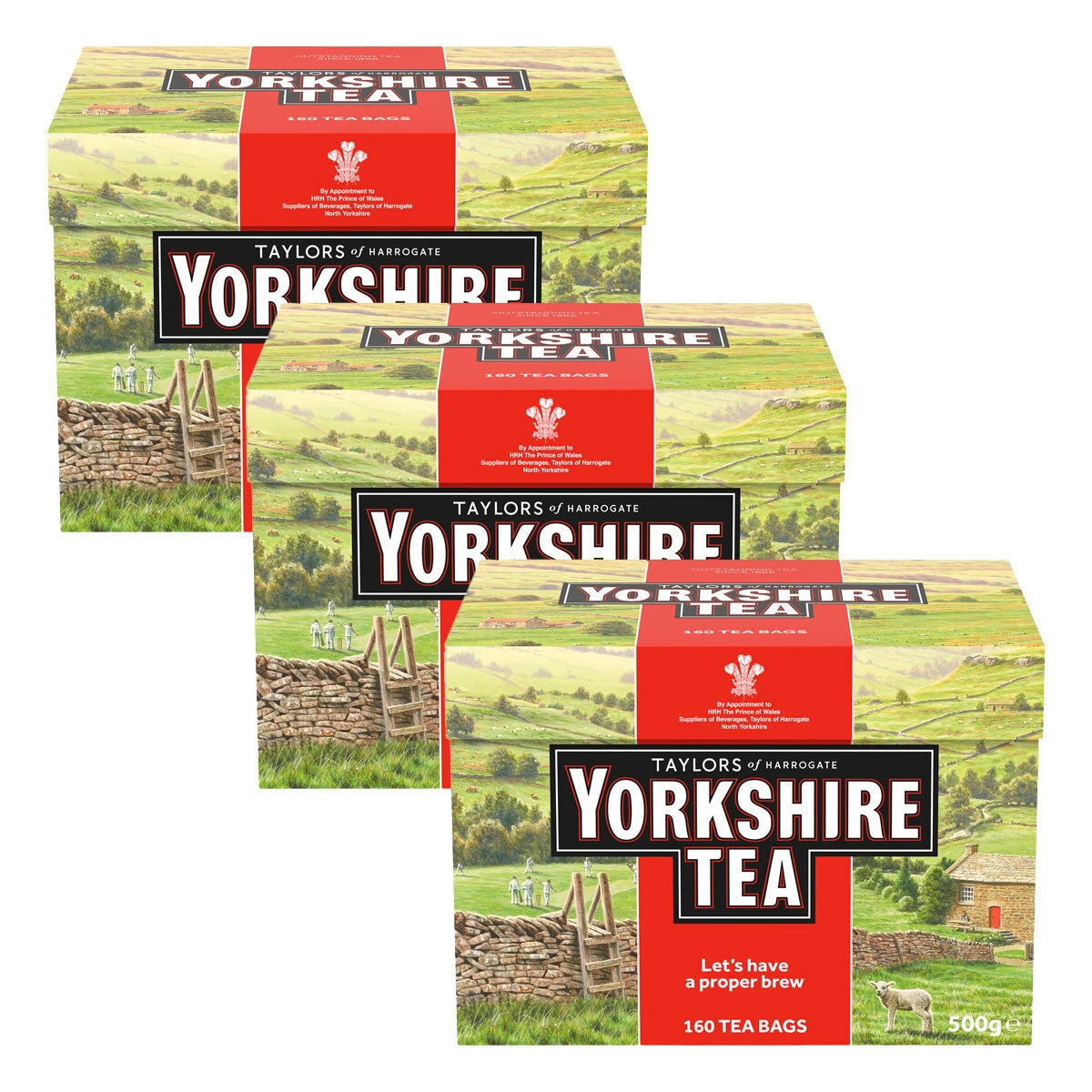 Taylors of Harrogate Yorkshire Tea, 3 x 160 Pack