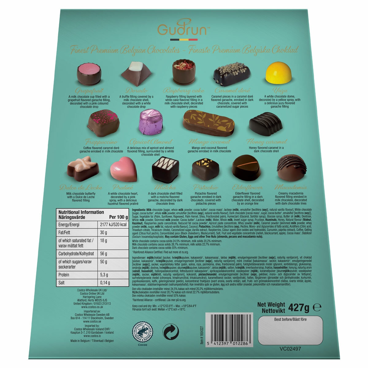 Ingredients information Ingredients information