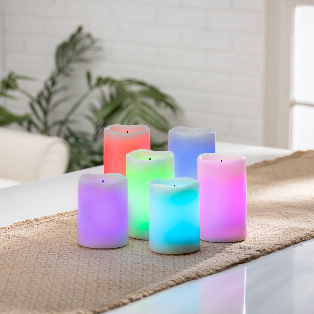 color changing candles with remote