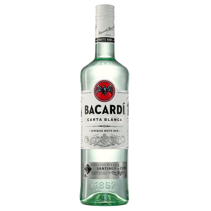 Bacardi Carta Blanca Rum, 1L Bacardi Carta Blanca Rum, 1L