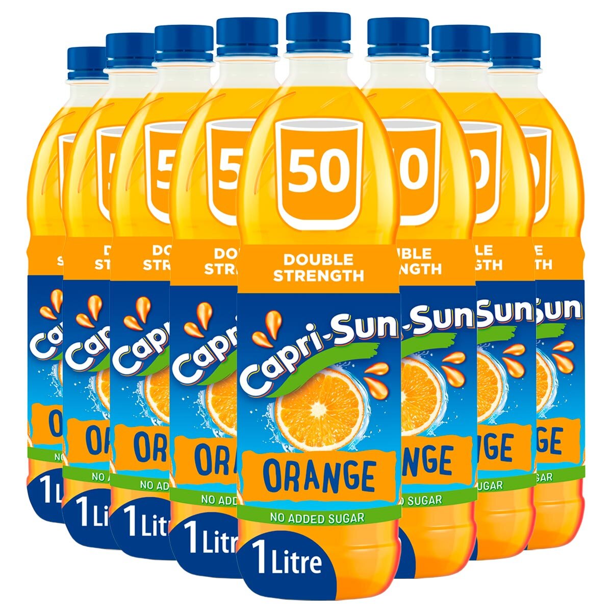 Capri-Sun Double Strength Orange No Added Sugar Multivitamin Squash 1L