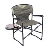 Timber Ridge Folding Directors Chair with Side Table