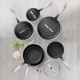 Starfit The Rock 10 Piece Cookware Set, Matte Black