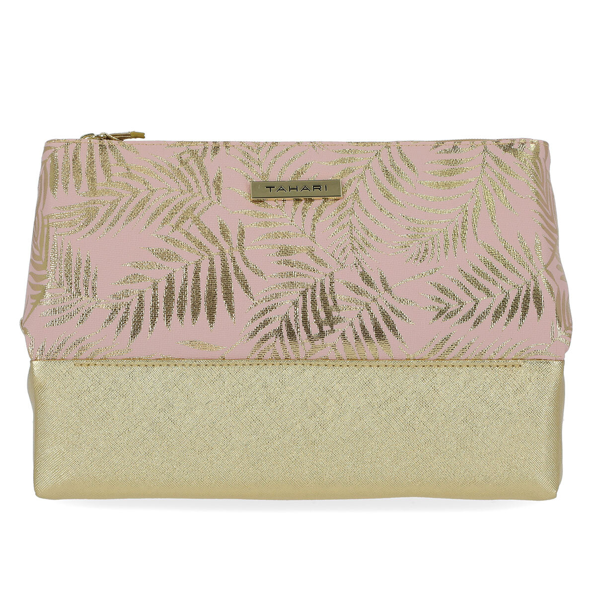 Gold Cosmetic Bag Front