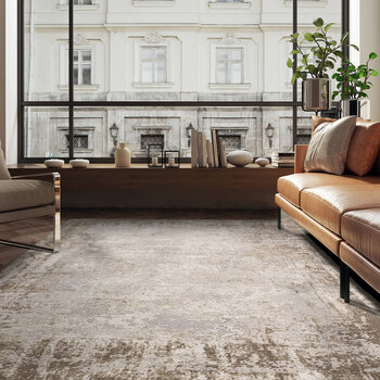 Kuza Border Beige Rug, in 2 Sizes Kuza Border Beige Rug, in 2 Sizes