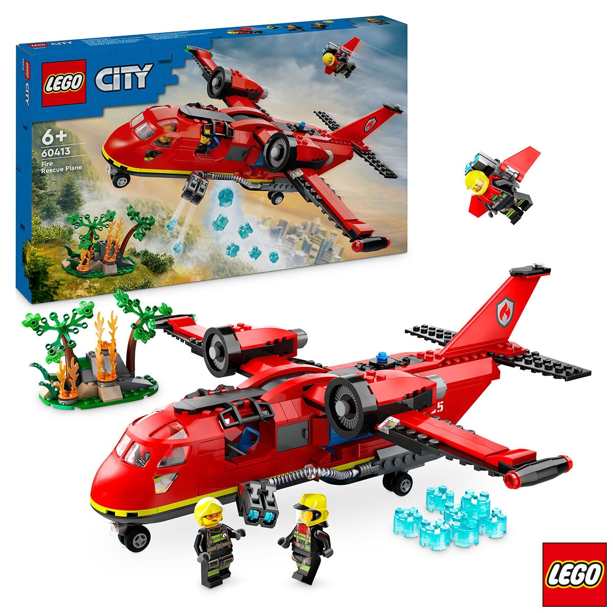 Buy LEGO City Rescue Fire Plane Box & Item Image at Costco.co.uk