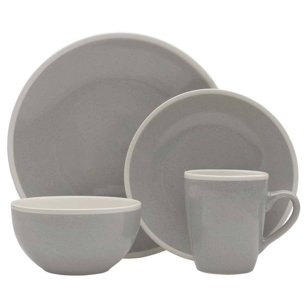 Mikasa Melanie Stoneware 16 Piece Dinnerware Set in 2 Colours | Costco UK