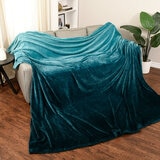 Life Comfort Oversized Family Blanket 304 x 279 cm, in Teal