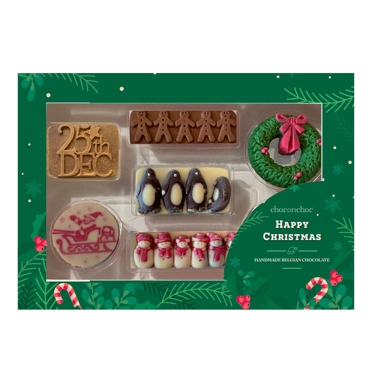 Choc on Choc Chocolate Christmas Icons Box, 2 x 70g