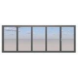 Clear Edge Bi-Fold Aluminium Door 210-230cm Height