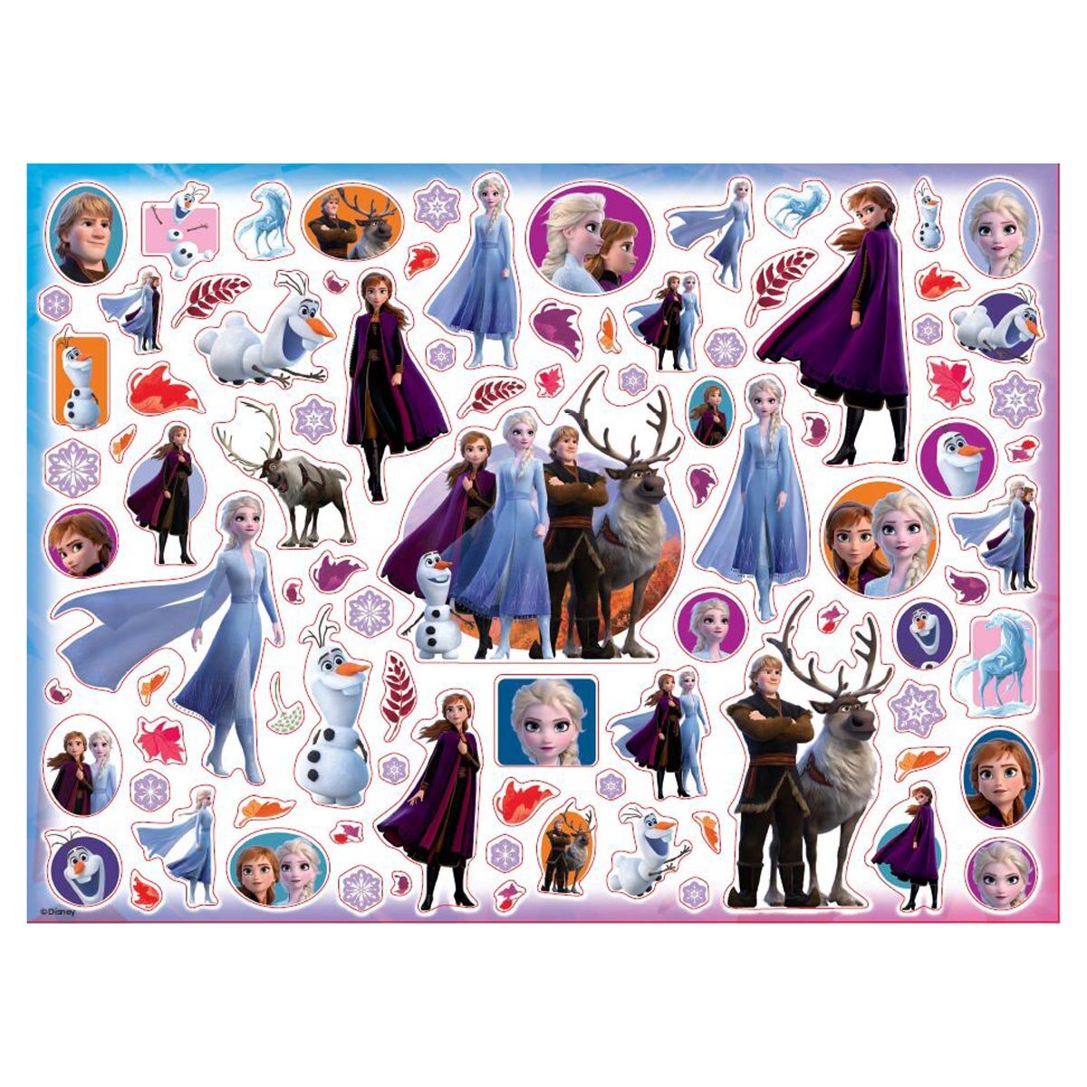 Stickers frozen