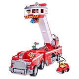 Paw patrol fire truck and pups close up