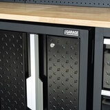 Hilka Garage Pro+ 24 Gauge Steel 11 Piece Cabinet Set Hilka Garage Pro+ 24 Gauge Steel 11 Piece Cabinet Set