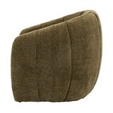 Gallery Atella Moss Green Bouclé Tub Chair