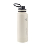 Thermoflask Water Bottle 1.1L, 2 Pack in White & Green