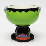 Halloween Candy Bowl in Green cut out image