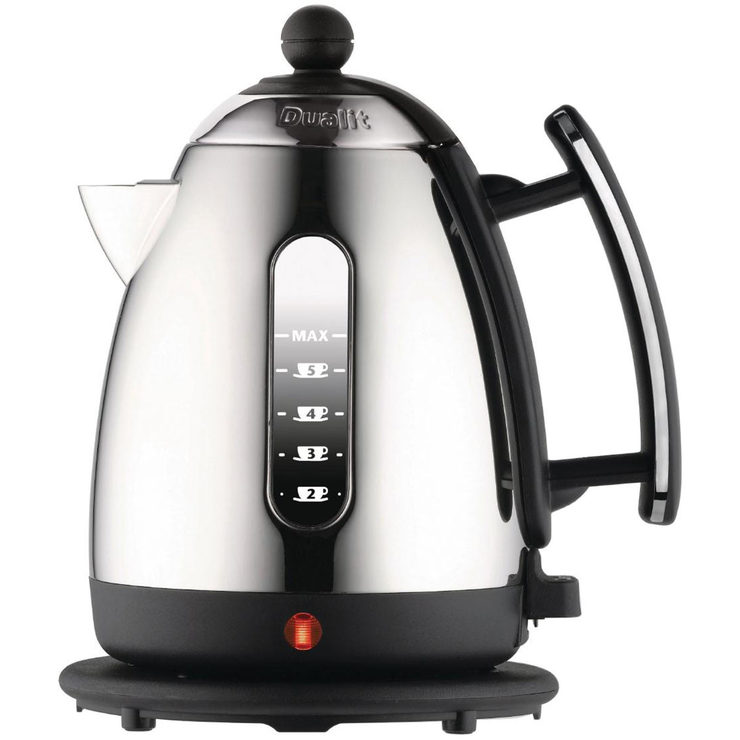 Dualit Kettle and 4 Slice Long Slot Toaster Set, Black Costco UK