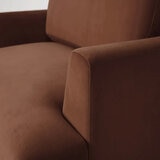 Swyft Model 05 Brown Velvet Loveseat