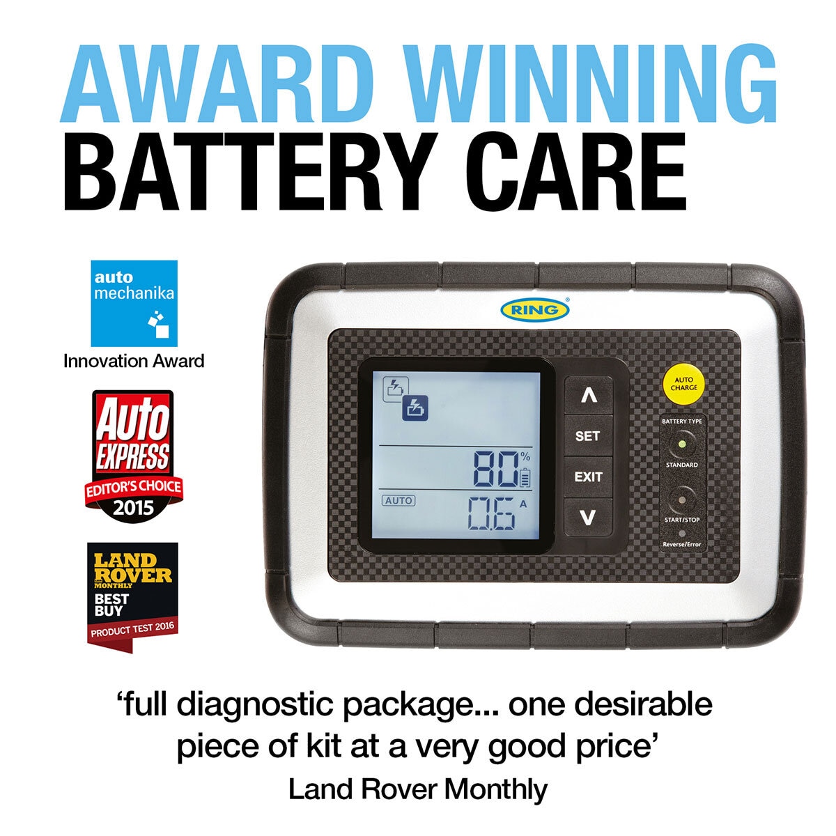 RING SMART DIAGNOSTIC BATTERY CHARGER RSC612 at costco.co.uk