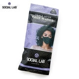 Social Lab Triple Layer Women's Reusable Face Masks, 4 Pack