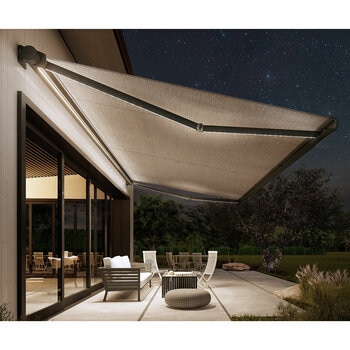 Olympus LED Awnings Hera Outdoor Patio Awning up to 2m Projection, Fully Installed Olympus LED Awnings Hera Outdoor Patio Awning up to 2m Projection, Fully Installed