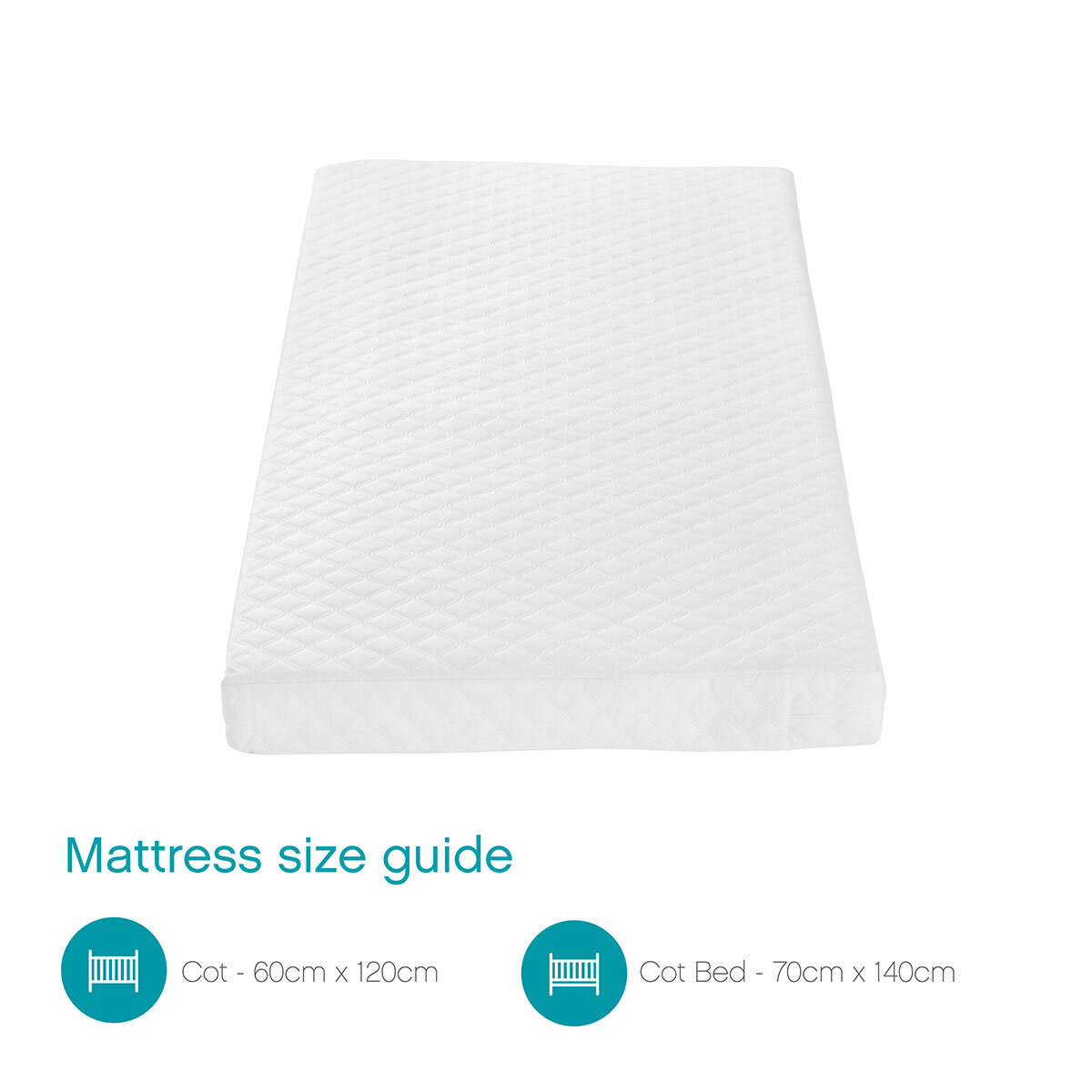 Tutti Bambini Sprung Cot Mattress in 2 Sizes