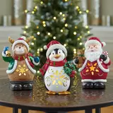 Buy Santa, Penguin & Reindeer Night Lights Set of 3 Lifestyle Image at Costco.co.uk