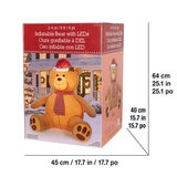 Buy 8ft Inflatable Bear Box Dimension Image at costco.co.uk