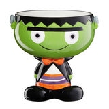 Halloween Candy Bowl in Green cut out image