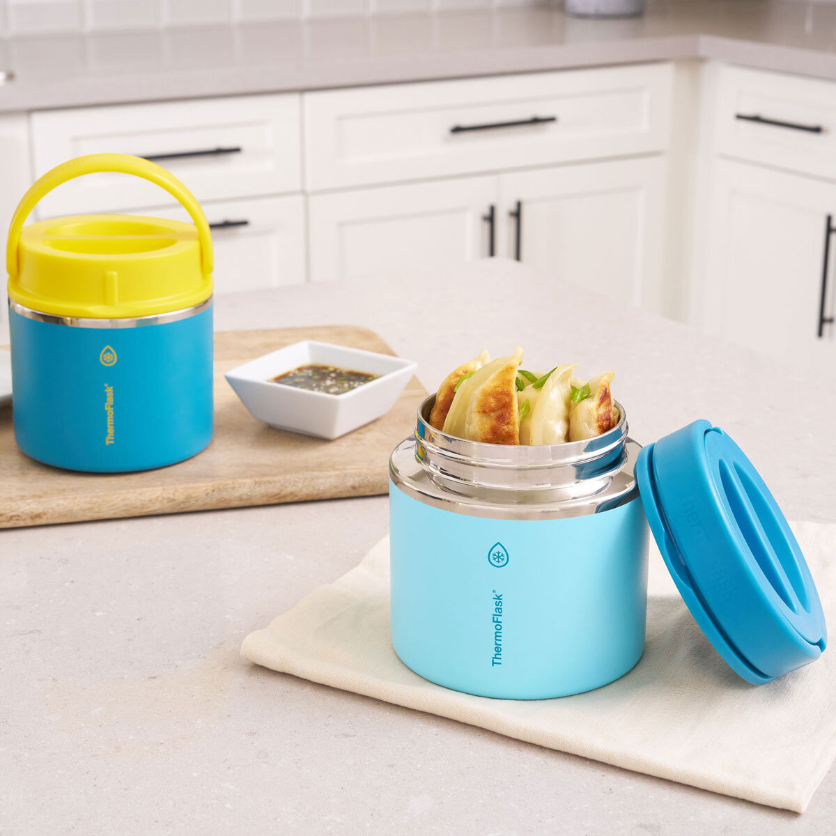 Thermoflask Food Jars TROPICAL BLUE & BACKPACK BLUE