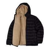 32 Degrees Men's Sherpa Lined Jacket in Black