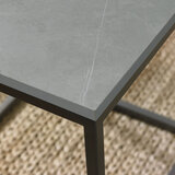 Bentley Designs Sofia Grey Sintered Stone Nest of Tables