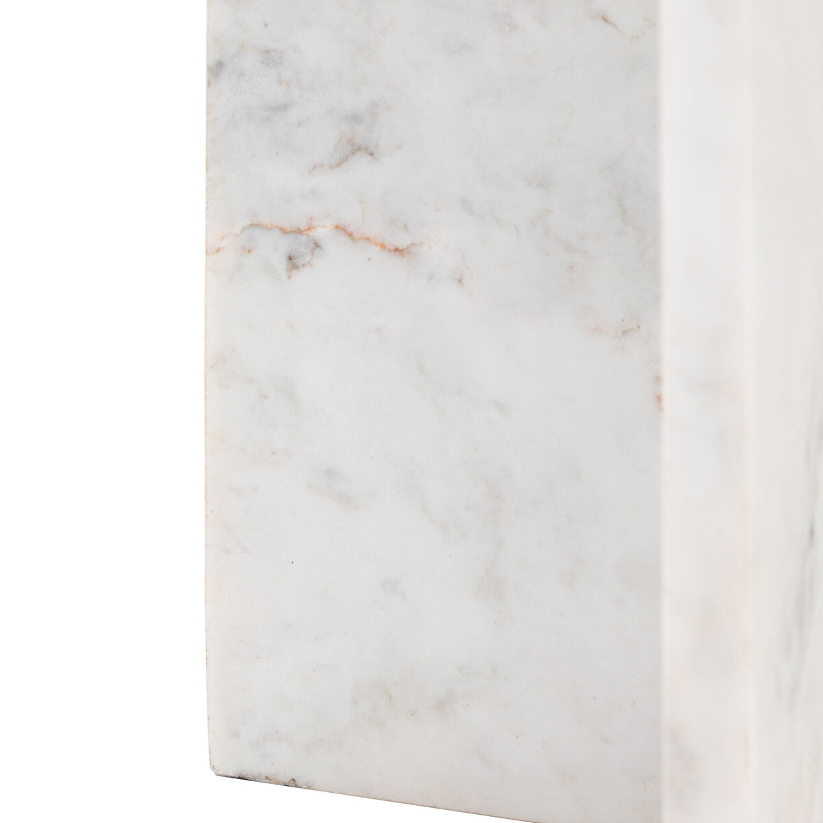 Gallery Amalfi White Marble Side Table Gallery Amalfi White Marble Side Table