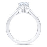 1.00ct Pear Cut Solitaire Ring, Platinum