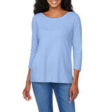 Kirkland Signature Ladies Boatneck Tee in Blue Kirkland Signature Ladies Boatneck Tee in Blue