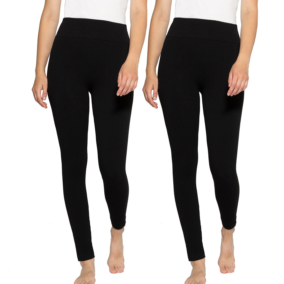 Ellen Reyes Fleece Lined Leggings 2 Pack