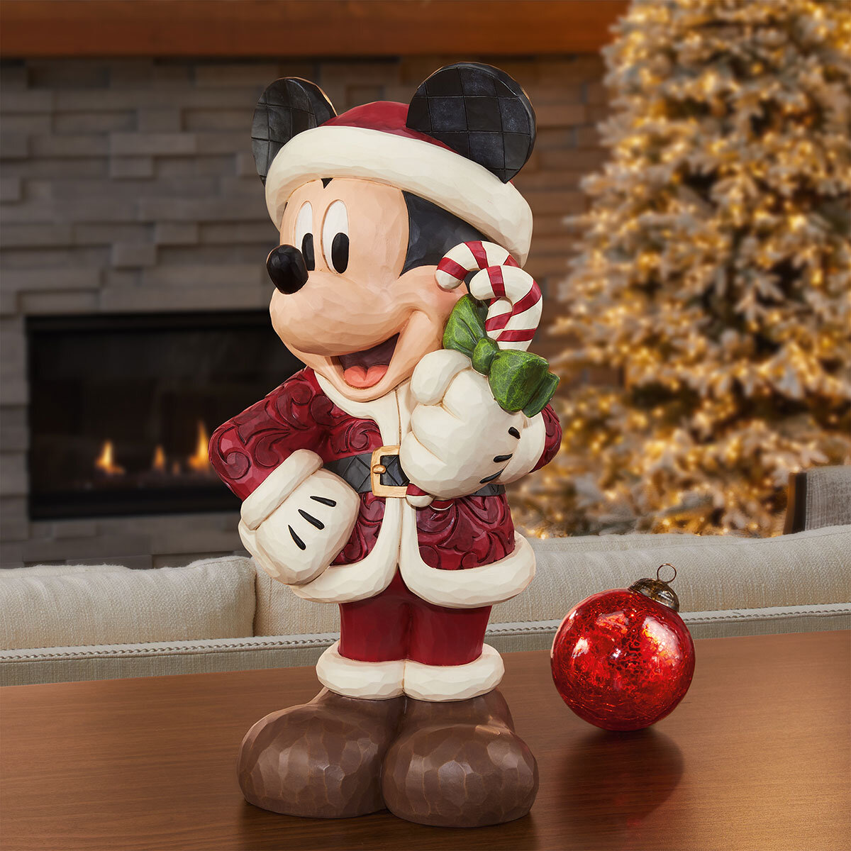 Buy Mickey Mouse Statue with Candy Cane Lifestyle Image at costco.co.uk