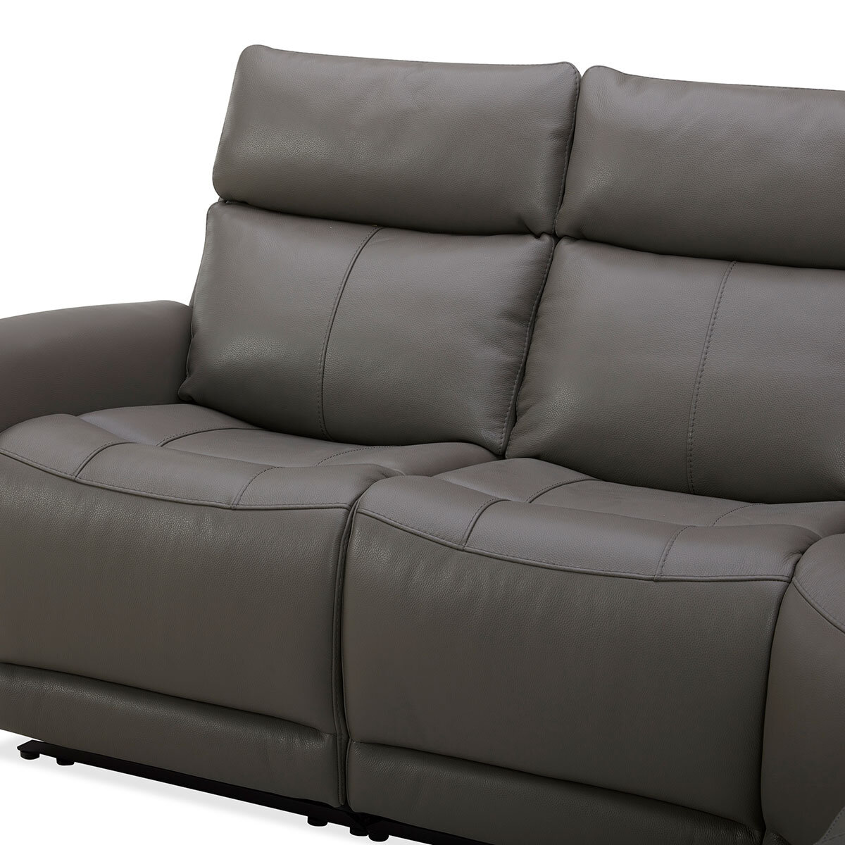 Gilman Creek Hadley Leather Reclining Sectional Sofa with Power Headrests