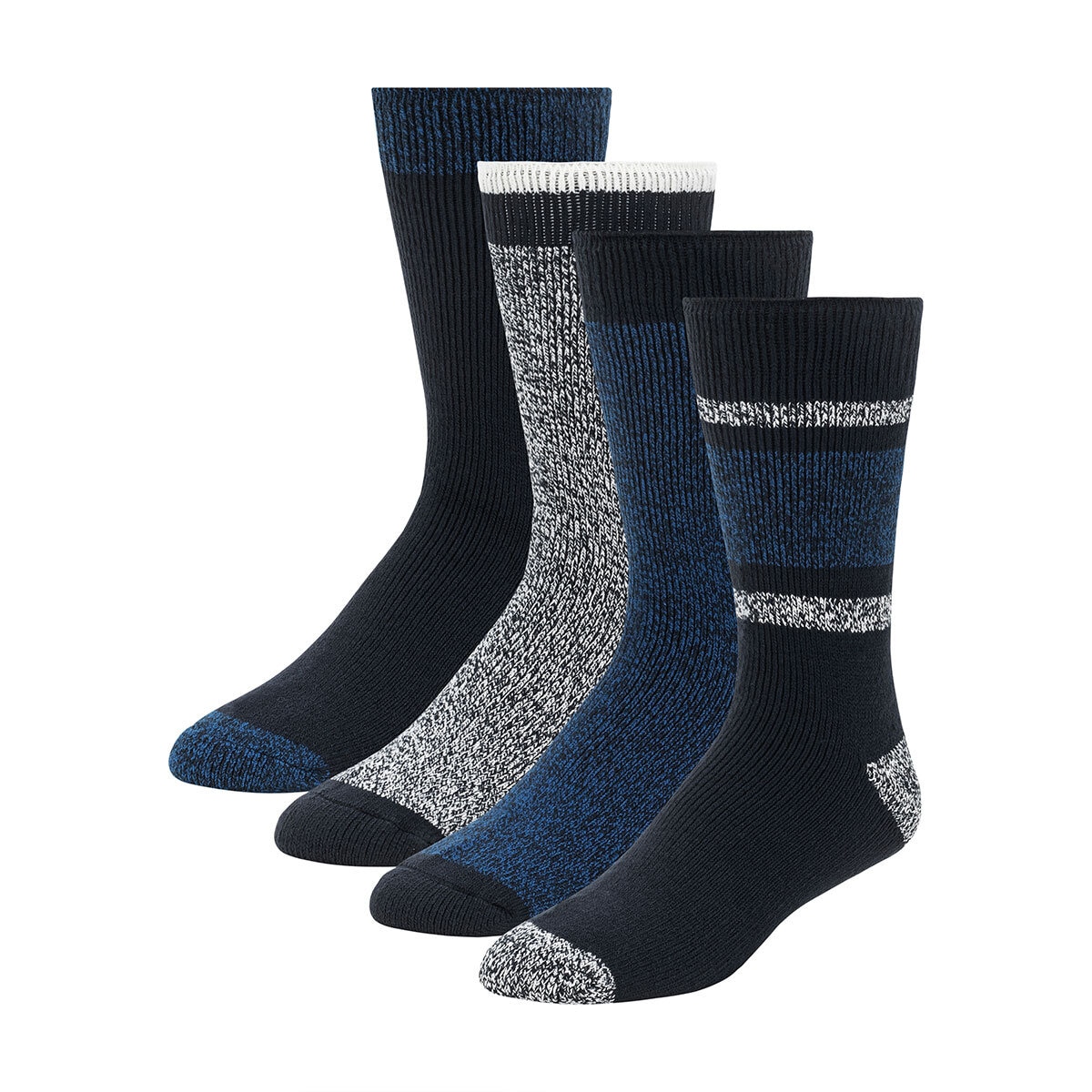 Weatherproof Mens Thermal Sock 4 Pack in Navy